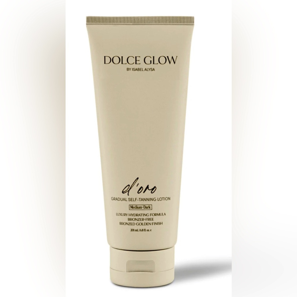 New Dolce Glow By Isabel Alysa Gradual Self Tanning Lotion Medium -Dark